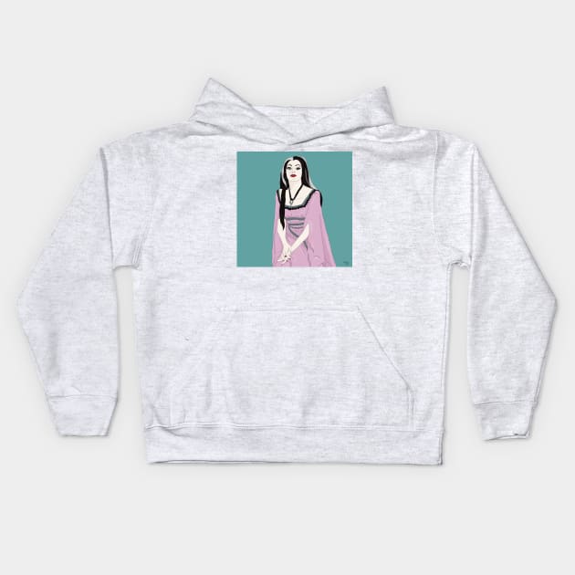 Lily Munster Kids Hoodie by HorrorChick